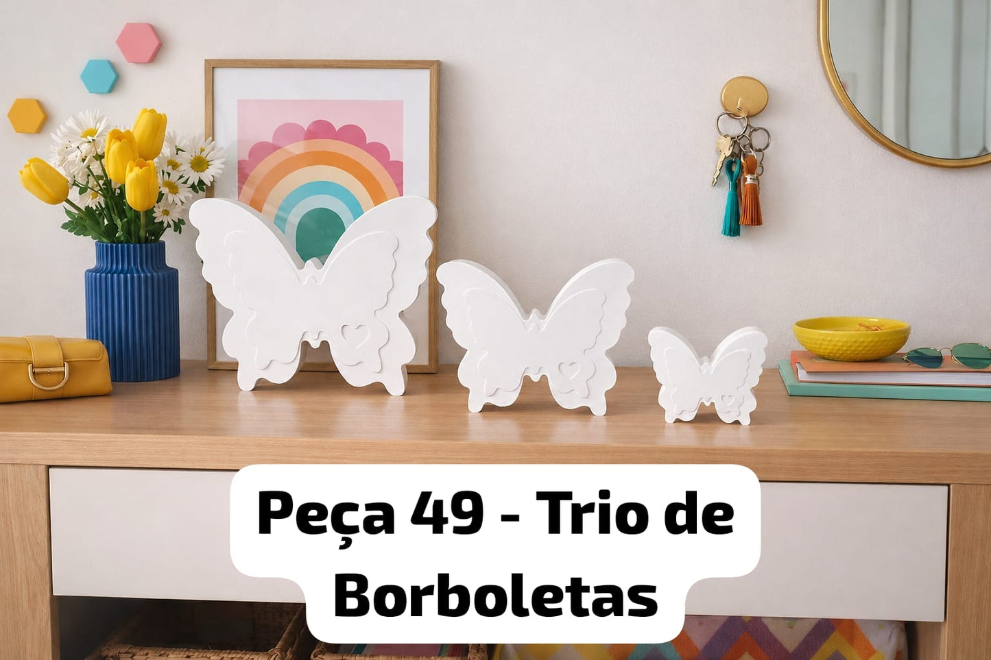 Peça 49 - Trio de Borboletas