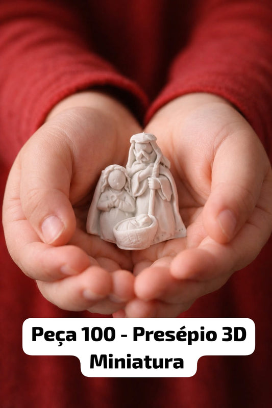 Peça 100 - Presépio 3D Miniatura