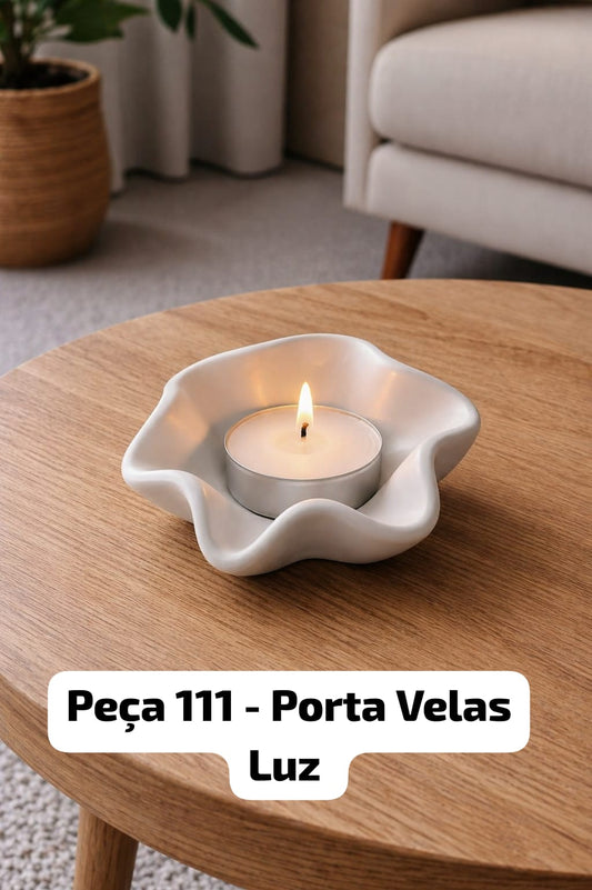 Peça 111 - Porta Velas Luz