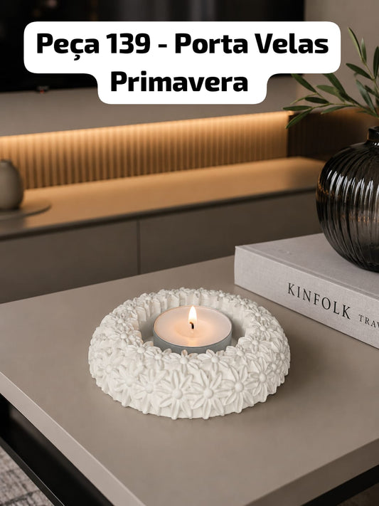 Peça 139 - Porta Velas Primavera