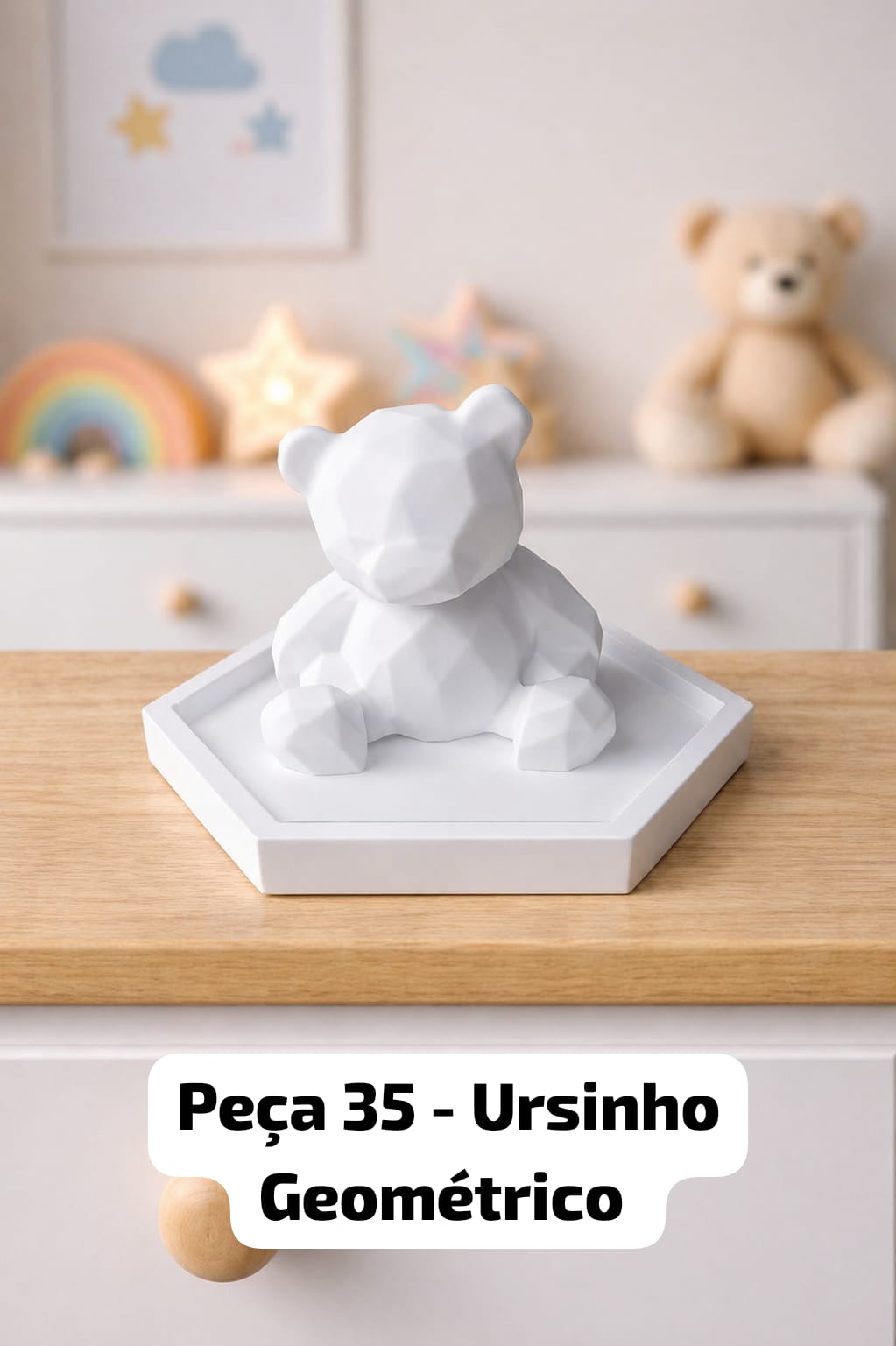 Peça 35 - Ursinho Geométrico