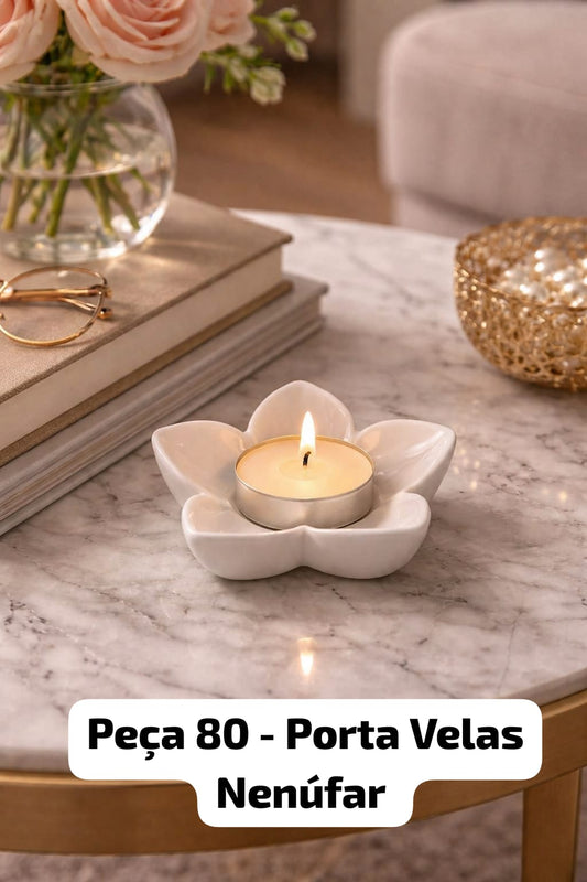 Peça 80 - Porta Velas Nenúfar
